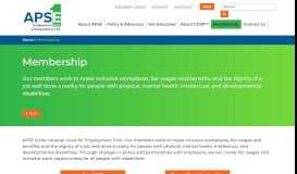 
							         Membership - Association of People Supporting Employment ...								  
							    