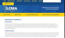 
							         Membership Benefits - ILCMA - Illinois City / County Management ...								  
							    
