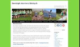 
							         Membership | Denbigh Harriers Dinbych								  
							    