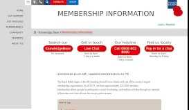 
							         Membership Information - RBL								  
							    