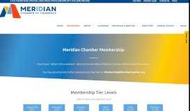 
							         Membership – Meridian Chamber of Commerce								  
							    
