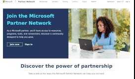 
							         Membership - Microsoft Partner Network								  
							    
