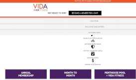 
							         Membership Options - VIDA Fitness | VIDA Fitness								  
							    