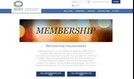 
							         Membership requirements - Million Dollar Round Table								  
							    