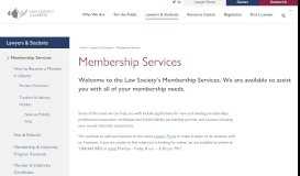 
							         Membership Services – Law Society Alberta								  
							    