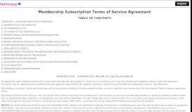 
							         Membership Subscription Terms of Service ... - FlirtHookup								  
							    
