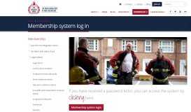 
							         Membership system log in | Fire Brigades Union								  
							    