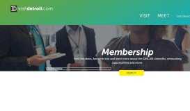 
							         Membership – VisitDetroit.com								  
							    