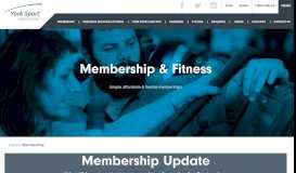
							         Membership | York Sport								  
							    