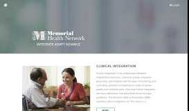 
							         Memorial Health Network								  
							    
