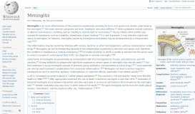 
							         Meningitis - Wikipedia								  
							    