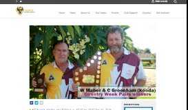 
							         Men's Country Week Results on the Bowls Connect Portal - Bowls WA								  
							    