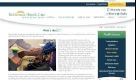 
							         Men's Health Services | Spartanburg, SC - ReGenesis Health Care								  
							    