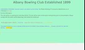 
							         Men's pennants - Albany Bowling Club WA								  
							    
