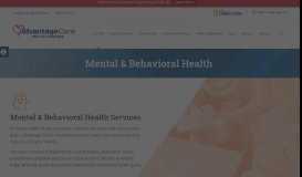 
							         Mental and Behavioral Health Services | Psychiatry, Psychology								  
							    