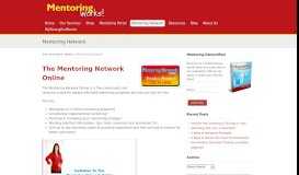 
							         Mentoring Network | Mentoring Works								  
							    