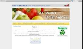 
							         Menus - Cupertino School District - School Nutrition And Fitness								  
							    