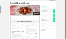 
							         Menus for Goat Hill Pizza W Portal - San Francisco - SinglePlatform								  
							    