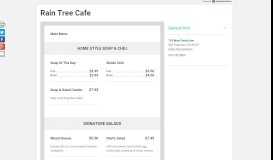 
							         Menus for Rain Tree Cafe - San Francisco - SinglePlatform								  
							    