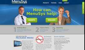 
							         MenuSys - Finance Menu, Desking, Service and Tablet Menu ...								  
							    
