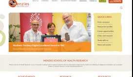 
							         Menzies - School of Health Research								  
							    