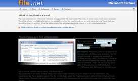 
							         mepService.exe Windows process - What is it? - File.net								  
							    