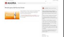 
							         Meraki opens Self Service Portal | Miadria								  
							    