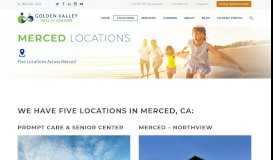 
							         Merced, CA – Golden Valley Health Centers								  
							    