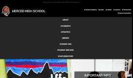 
							         Merced High School -								  
							    