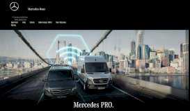 
							         Mercedes PRO I The new Mercedes-Benz Vans brand								  
							    