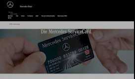 
							         Mercedes ServiceCard - Mercedes-Benz.de								  
							    