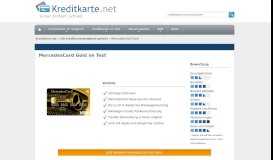 
							         MercedesCard Gold im Test - Kreditkarte.net								  
							    