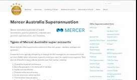 
							         Mercer Australia Superannuation – Review, Compare & Save | Canstar								  
							    