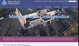 
							         Mercer-Bucks Orthopaedics								  
							    