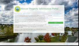 
							         Mercer County Property Information Portal - Mercer County, NJ								  
							    