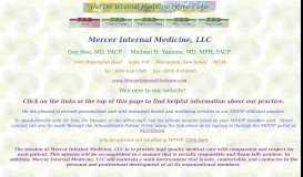 
							         Mercer Internal Medicine								  
							    