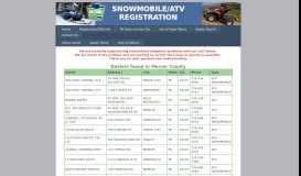 
							         Mercer - Pennsylvania Snowmobile/ATV Vehicle Owner Portal								  
							    