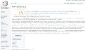 
							         Merchandising - Wikipedia								  
							    