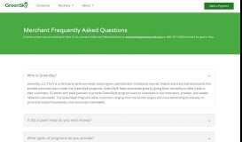 
							         Merchant FAQ | GreenSky								  
							    