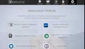 
							         Merchant Portal | Prolific Business Solutions, LLCProlific Business ...								  
							    