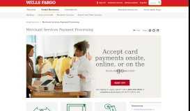 
							         Merchant Services Accounts | Wells Fargo								  
							    
