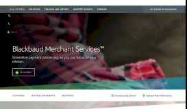 
							         Merchant Services & Credit Card Payment Processing for ... - Blackbaud								  
							    