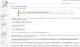 
							         Merchant services - Wikipedia								  
							    