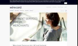
							         Merchant Services - WIRECARD UK & Ireland								  
							    