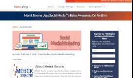 
							         Merck Serono Uses Social Media To Raise Awareness On Fertility								  
							    
