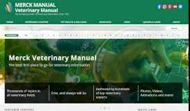 
							         Merck Veterinary Manual								  
							    
