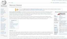 
							         Mercury General - Wikipedia								  
							    