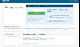 
							         Mercury Insurance: Login, Bill Pay, Customer Service and Care Sign-In								  
							    