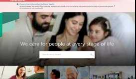 
							         Mercy Health: Health, Aged Care, Education & Community Services								  
							    