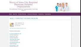 
							         MERCY TOWNCREST INTERNAL MEDICINE | Mercy of Iowa City ...								  
							    